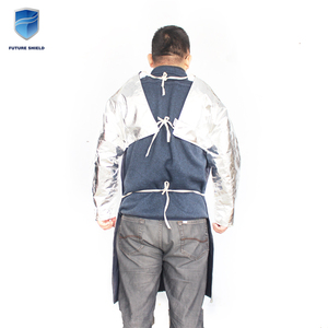 Chama-avental aluminizado retardador 800 graus óleo resistência segurança Trabalho terno resistente ao calor segurança vestido - Product Image 3