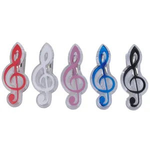 Colorful Music note símbolos clips