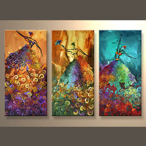 el más reciente abstracta hecha a mano bailarines <span class=keywords><strong>de</strong></span> pintura <span class=keywords><strong>de</strong></span> arte para la decoración - Product Image 1
