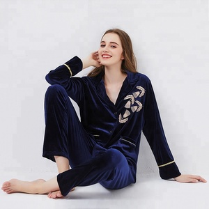 Winter <strong>Christmas</strong> 2 Piece Sets Pajamas Pijamas Women's Casual Comfy <strong>Ladies</strong> Lounge Wear Velvet Lounge Wear <strong>Ladies</strong> Velvet <strong>Pyjamas</strong> - Product Image 5