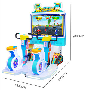 Machine de jeu d'arcade à pièces de monnaie pour Sport d'intérieur, 2 joueurs, vélo, garçon, cadeau, billet d'échange, à vendre - Product Image 2