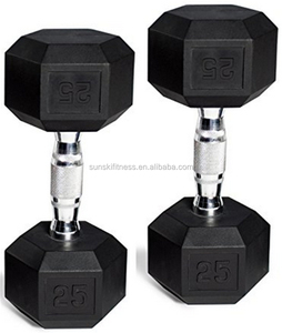 Good quality black coated hex RUBBER CUFFLINK for CrossFit - Product Image 1
