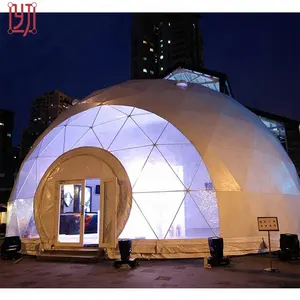 15 メートル直径コンサート geodesic ドームテント、中国 yijin 供給最高ドームテント購入する