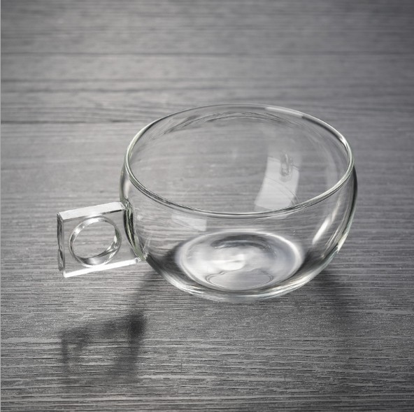 LOGO Custom Glassware Manufacturer borosilicate glass tea cup Glass Coffee cup