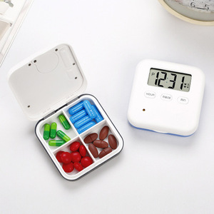 Amazon Hot Selling Electronic Alarm Timer Reminder Pill Storage Case