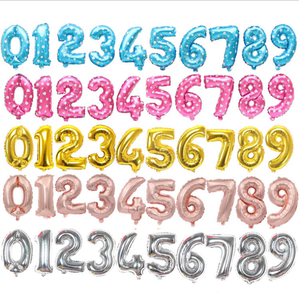 Numeri Divertimento caldo Foglio di Stagnola Palloncino 0-9 Numero Gonfiabile Materiale Lamina di <span class=keywords><strong>Elio</strong></span> Palloncino - Product Image 1