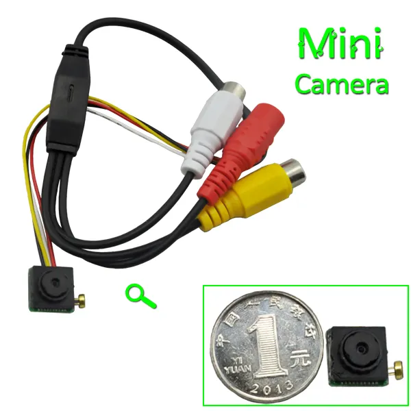 Düşük maliyetli!! 420 TVL cmos Mini CCTV kamera, destek mikrofon