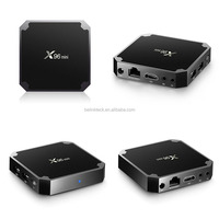 Boîtier TV X96mini d'origine, usine Amlogic S905W, Android 7.1 OS, 1 Go de RAM, 8 Go de ROM, boîtier TV Android, X96 Mini