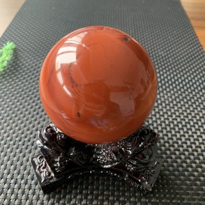 Esfera de <span class=keywords><strong>Jaspe</strong></span> <span class=keywords><strong>Rojo</strong></span> Natural al por Mayor, Modelo para Decoración de Bodas y Sanación - Product Image 5