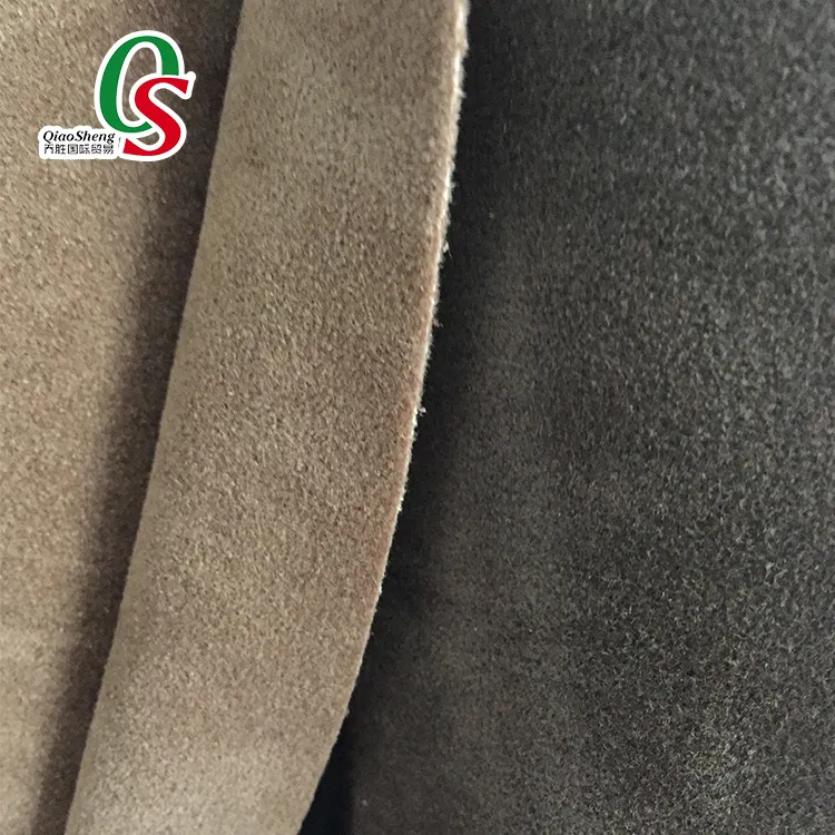 viscose fabric for suede shoes or suede boots