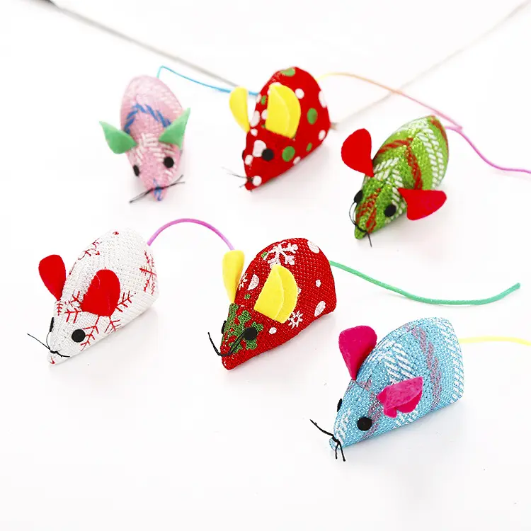 wholesale manufacturer christmas mouse catnip cat toys
