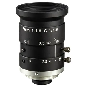 מוצרים חדשים 1/1.8 "6mm C הר עדשת 3MP תעשייתי מכונת ראיית עדשת טלוויזיה במעגל סגור מערכת רשת IP אבטחת מצלמה (SL-C0616MP3)