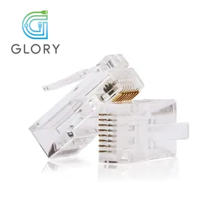 Gloire CAT5E UTP RJ 45 Extrémités Câble Ethernet Connecteurs RJ45