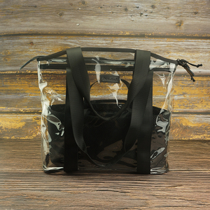 2019 de moda de las mujeres, <span class=keywords><strong>dos</strong></span> en uno de PVC transparente bolsa de bebé bolsa de momia verano alta calidad bolsa de playa - Product Image 3