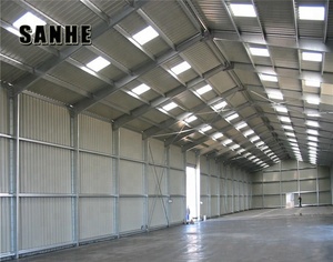 Industrial Hall Steel Structure Prefab Metal Warehouse Building