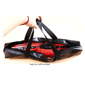 Grande Cuoio DELL'UNITÀ di elaborazione Della Chiusura Lampo Sacchetto di Immagazzinaggio Del Sacchetto per Adulti Giocattoli Del Sesso Bacchette Magiche Vibratori Bondage Moderazione E Tutti Gli Altri Accessori - Product Image 2