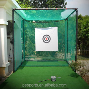 Filet de <span class=keywords><strong>Golf</strong></span> gonflable réglable, pour entraînement à la conduite, Cage de pratique de <span class=keywords><strong>Golf</strong></span> en intérieur, filet cible de 3m - Product Image 1