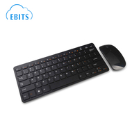 Set Mouse dan Keyboard Nirkabel LED Mini Laris Manis dengan Desain Ultra Tipis dan 3000 DPI