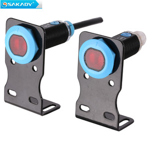 IP 65 impermeable 22 m distancia detectada posición del cilindro plástico sensor óptico - Product Image 5