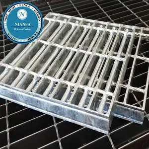 Machine welded steel grating catwalk platform/steel grating canal cover(Guangzhou Factory)