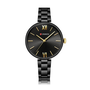 CURREN 9017 Orologio da <span class=keywords><strong>Donna</strong></span> Stile Semplice Movimento al Quarzo Nuovissimo Lussuoso Elegante in Acciaio Inossidabile Moda Business <span class=keywords><strong>Orologi</strong></span> da Polso - Product Image 6