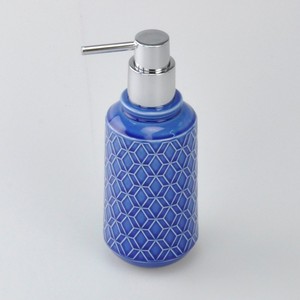 Modern Design Weave Pattern Cylinder Ceramic Toothbrush Holder Blue/<b>Chrome</b> Glaze Colored Eco-Friendly High Quality Bathroom Use - Product Image 2