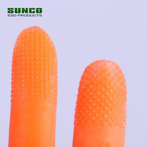 Orange Anti-Slip Industrial Latex <strong>Finger</strong> Cots Antistatic <strong>Finger</strong> <strong>Stall</strong> - Product Image 3