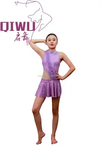 2017 Baru Gadis Dewasa Latin, Kostum Dansa Jazz, Gaun Dansa Latin Berumbai 2017-006