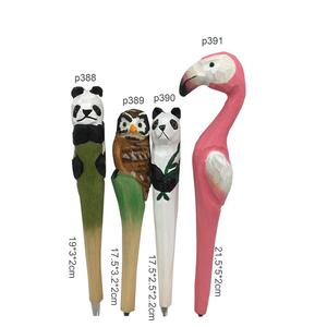 <span class=keywords><strong>Penne</strong></span> a Sfera Creative di Qualità in Legno Intagliato a Mano a Forma di Animale, Ideali Come <span class=keywords><strong>Regalo</strong></span> - Product Image 4