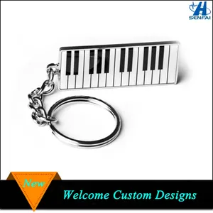 Fashion Piano Keyboard Musical Instrument Keychain