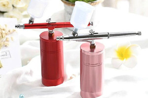 Nhãn Hiệu Riêng Temptu Có Thể Sạc Lại Điện Airbrush Xách Tay Trọng Lực Nền Tảng Trang Điểm Công Cụ Đồng Piston Cho Bánh Sơn Công Cụ - Product Image 4