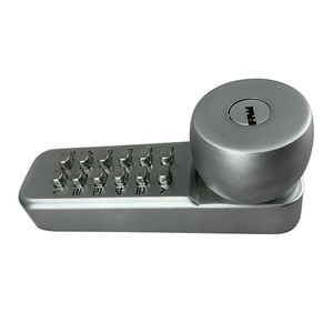 YOHEEN <span class=keywords><strong>Serrure</strong></span> de porte numérique à code à <span class=keywords><strong>bouton</strong></span>-poussoir, pêne tubulaire mécanique de sécurité, sans clé - Product Image 4