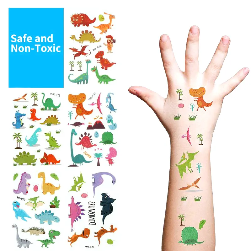 CY151 Nieuwe Speelgoed 2019 Goedkope Dinosaur Custom Tijdelijke Tattoos Stickers Voor Kids