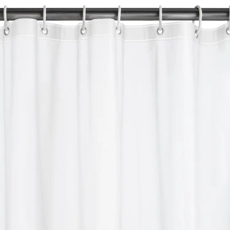 Modern Design Custom PEVA Shower Curtain Waterproof and Eco-Friendly Disposable Plastic Curtain with Printed Style