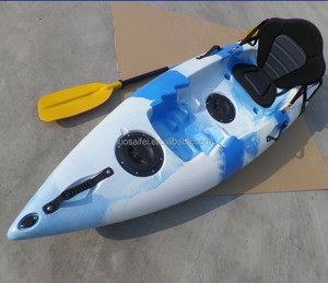 2018 Chine OEM gros clair vente chaude LDPE seul petit sit on top pas cher <span class=keywords><strong>ocean</strong></span> <span class=keywords><strong>Kayak</strong></span> avec paddle - Product Image 5