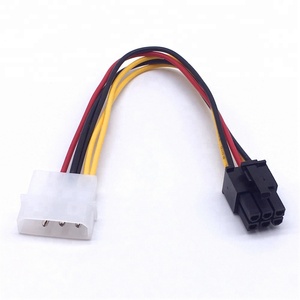 4 Pin Molex để 6 Pin nữ nam GPU PCIE PCI-E PCI Express Video Card Power Adapter Cable Chuyển Đổi - Product Image 2
