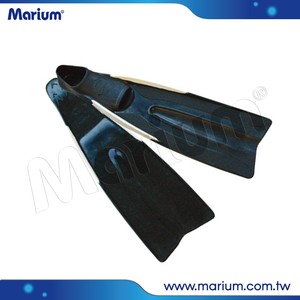 Aletas de goma profesionales de pala larga ajustables para buceo y apnea - Product Image 2