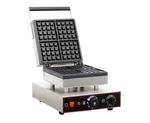 Hot sale Table up Stainless steel square one Plate electric egg waffle maker baker price