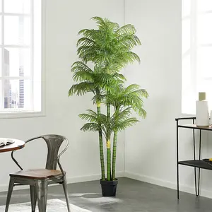 220 cm kunstmatige veer palm boom factory direct supply voor home decoratie