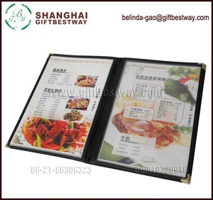 प्रचार स्पष्ट मेनू कवर 8.5 “x 11” प्लास्टिक मेनू कवर - Product Image 5