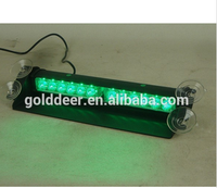 Golddeer parabrisas estroboscópico Flash Dash luces de cubierta barato ambulancia visera luces LED estroboscópica visera Barra de luz para vehículo de emergencia