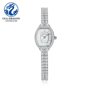 फैशन शुद्ध 925 स्टर्लिंग चांदी घड़ी + चांदी घड़ी महिलाओं के लिए