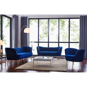 Meubles méridiens invités, <span class=keywords><strong>chaise</strong></span> en velours, Margo - Product Image 3