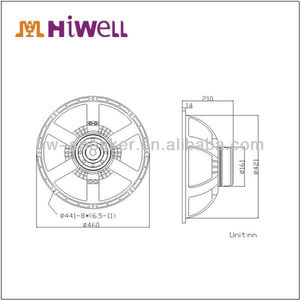 Altavoz subwoofer de 18 pulgadas, mejor compra, 2015 - Product Image 5