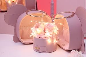 Flor de Rosa preservada popular, en oferta, con caja de regalo para chica amiga - Product Image 3