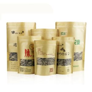 ขั้นต่ำในการสั่งซื้อ 500 ชิ้น ถุงกระดาษคราฟท์เคลือบพลาสติกแบบมีหน้าต่าง 120x200+40 มม. แบบใช้แล้วทิ้ง ผิวด้าน สำหรับพิซซ่า อาหารเด็ก มันฝรั่งทอด - Product Image 6