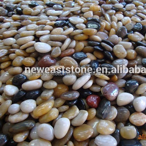 Outdoor di alta lucido il pebble lavaggio fiume giardino di pietra colorato <span class=keywords><strong>ghiaia</strong></span> per l'abbellimento - Product Image 2