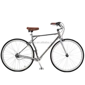 700C vintage bisiklet moda antika bisikletleri alüminyum yol bisikleti/şehir bisikleti bisiklet hiçbir zincir bisiklet