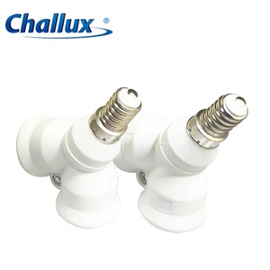 Dual E27 Cơ Sở Led Ổ Cắm Bộ Chuyển Đổi Ánh Sáng Bóng Đèn Chủ <span class=keywords><strong>E14</strong></span>-2E27 - Product Image 3