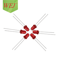 LED WEJ Factory à haute luminosité, emballage traversant, tête ronde de 5 mm/3 mm, LED DIP blanche, verte, rouge, bleue, jaune, orange, violette, LED de 5 mm